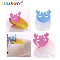 Childrentoilet hand faucet  Shape Faucet Extender Water-saving CartoonKids Baby plastic faucet