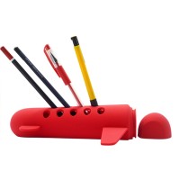 2020 Best Selling Patented Silicone Aircraft Model Toys Multifunction Office  Pencil Case Bag Silicone Pen Holder for Kids