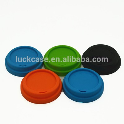 2018 Amazon Hot Sale Leakproof Colorful Reusable Durable Reusable Food Grade Silicone Drinking Cup Cover Lid